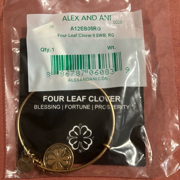 Alex and Ani Jewelry - Alex And Ani Four Leaf CloverII Gold Sealed New